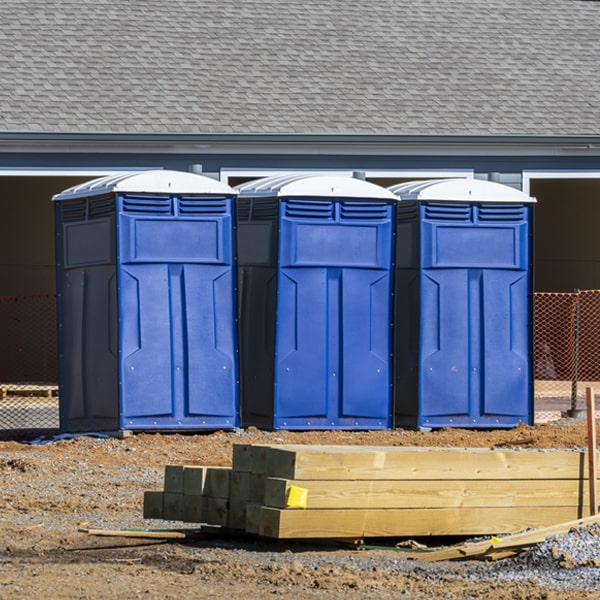 what is the maximum capacity for a single portable toilet in Eagle Rock VA